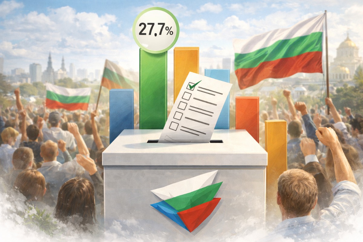 „Прогресивна България“ оглави класацията – 27,7% подкрепа в социологическите проучвания