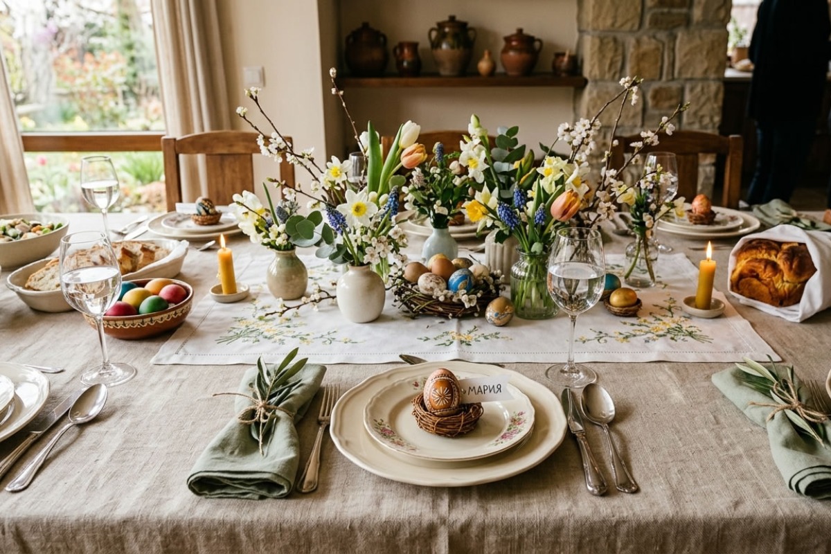 Как да подредим великденската маса